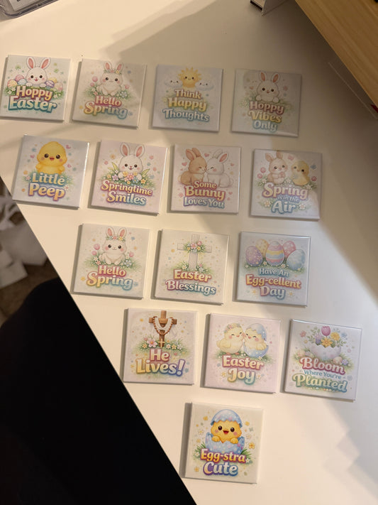 Easter Premade Magnets - 2x2