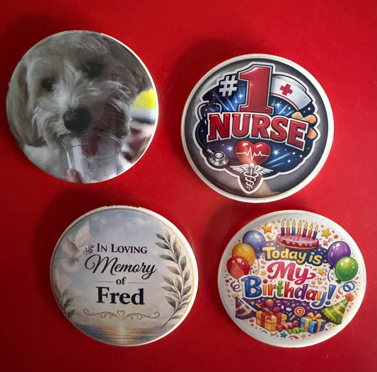 Custom 2.25" Round Pins