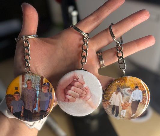 Custom 2.25" Round Keychains