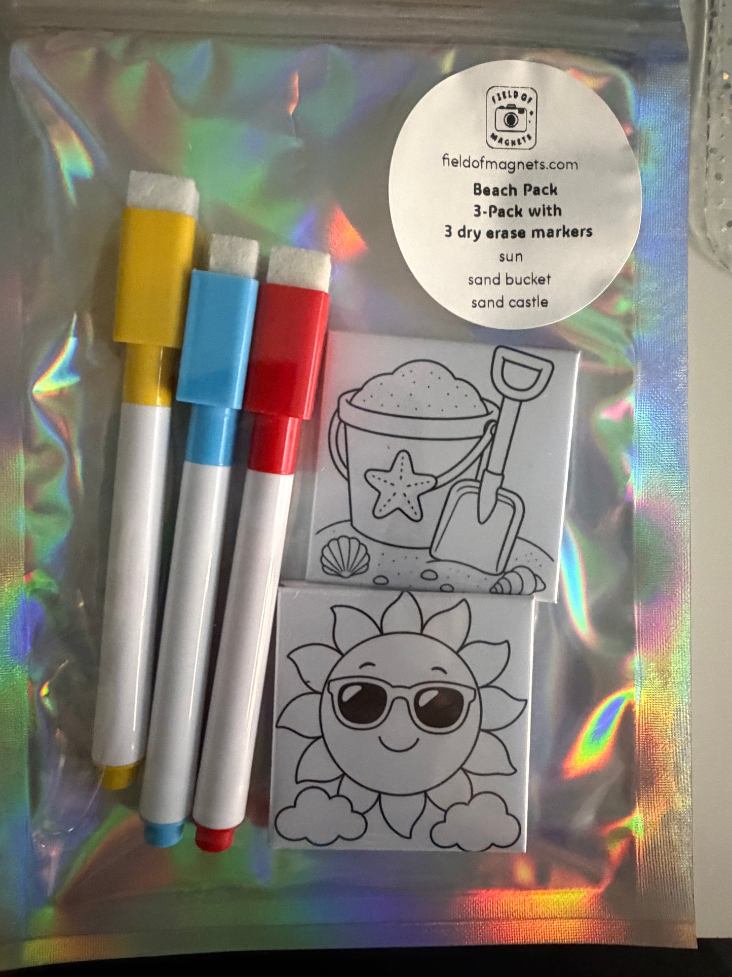 3-Pack Dry Erase Coloring Kits - Choose Your Design