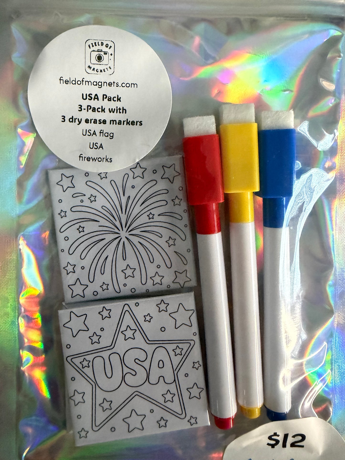 3-Pack Dry Erase Coloring Kits - Choose Your Design