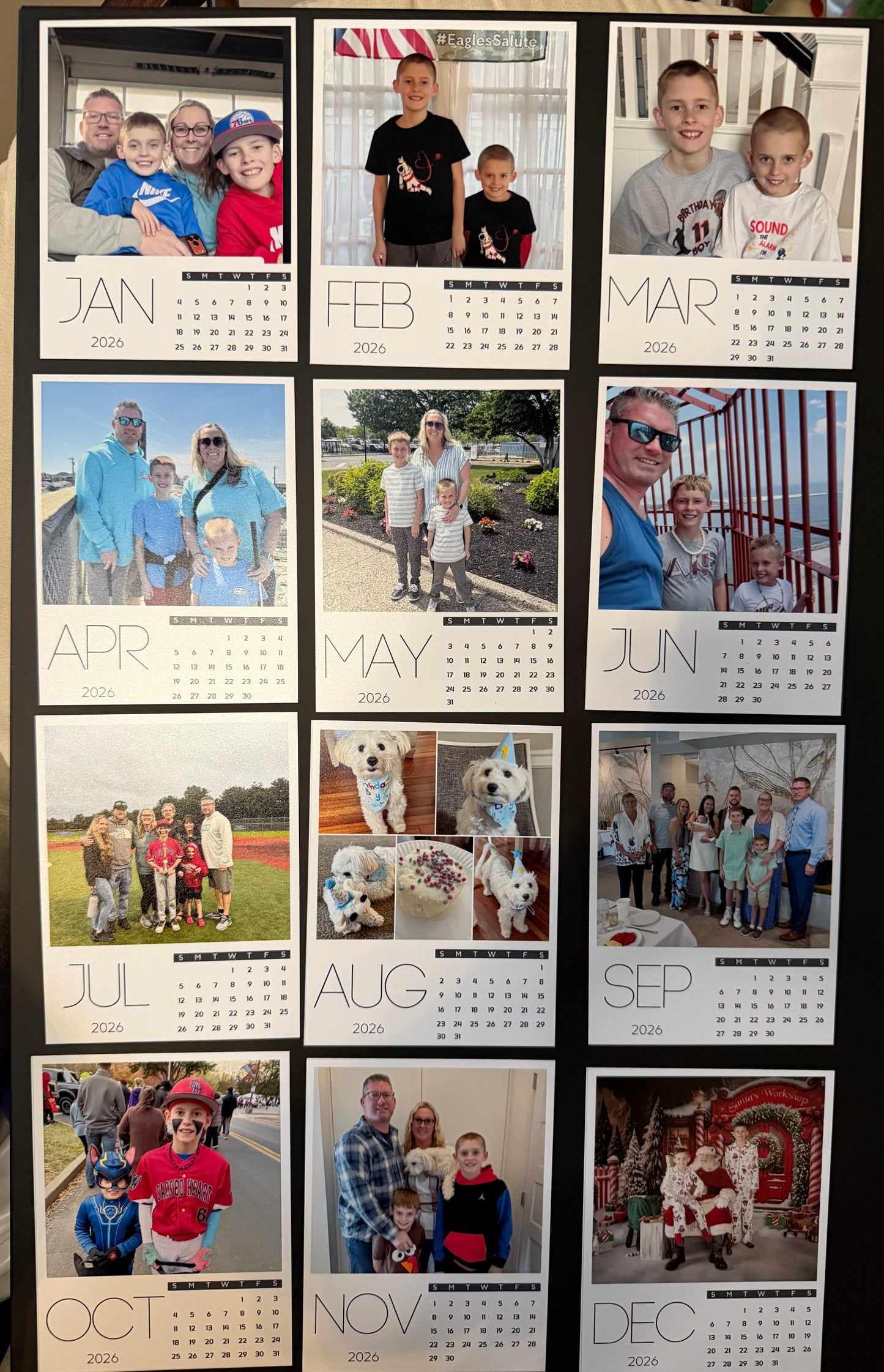 2026 Calendar Flat Magnets